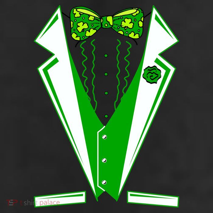 Patty Party Tuxedo Tux St Patrick's Day Adult Drive Performance Visor