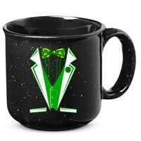 Patty Party Tuxedo Tux St Patrick's Day 15oz Campfire Ceramic Mug