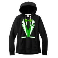 Patty Party Tuxedo Tux St Patrick's Day Women's Fleece Hoodie