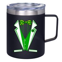 Patty Party Tuxedo Tux St Patrick's Day 12oz Stainless Steel Coffee Mug