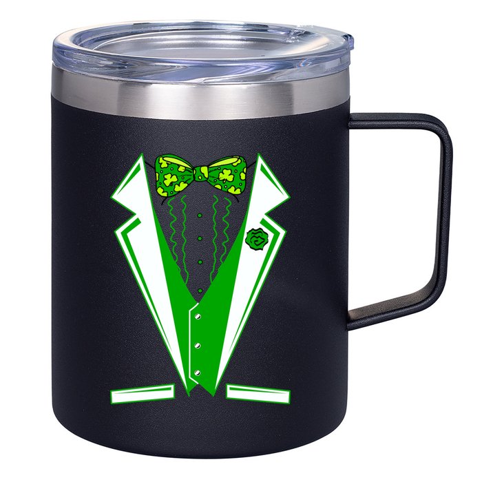 Patty Party Tuxedo Tux St Patrick's Day 12oz Stainless Steel Coffee Mug