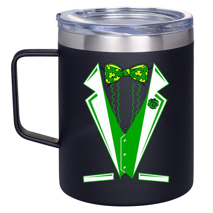 Patty Party Tuxedo Tux St Patrick's Day 12oz Stainless Steel Coffee Mug