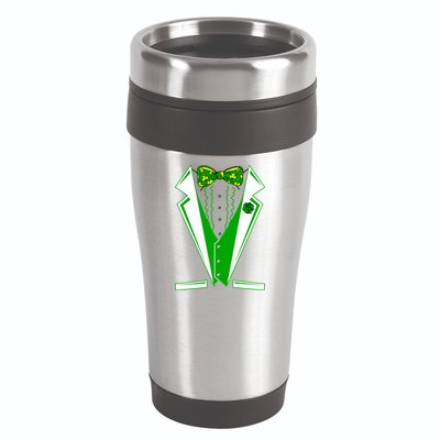 Patty Party Tuxedo Tux St Patrick's Day 16oz Travel Tumbler