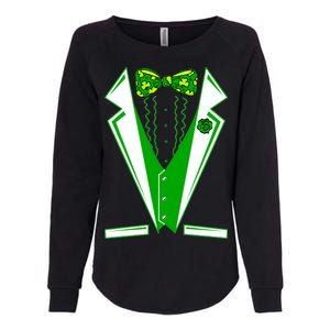 Patty Party Tuxedo Tux St Patrick's Day Womens California Wash Sweatshirt