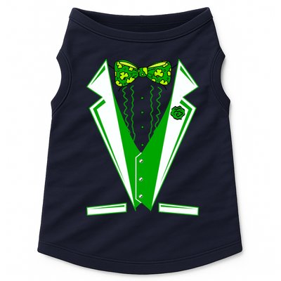 Patty Party Tuxedo Tux St Patrick's Day Doggie Tank