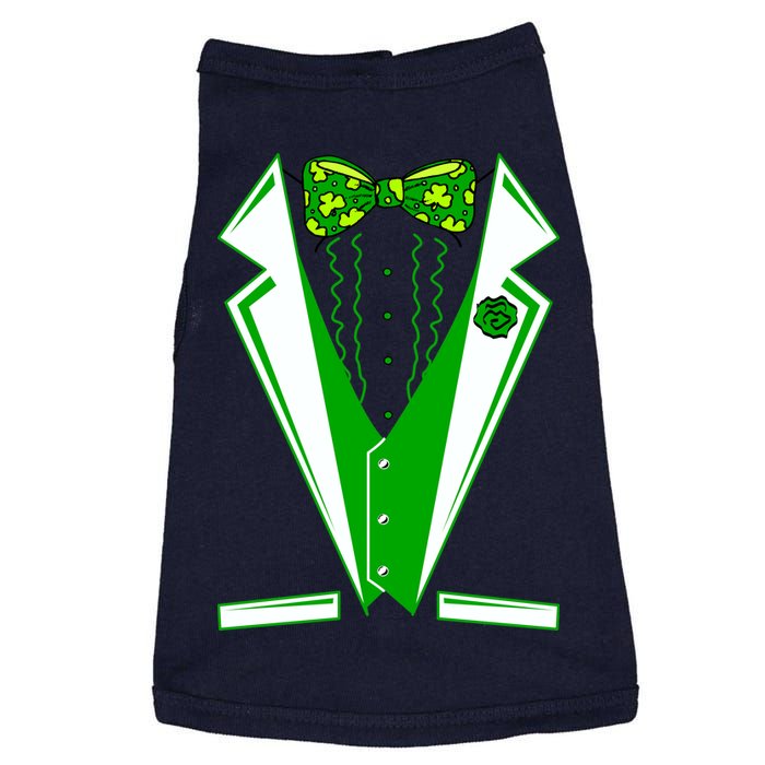 Patty Party Tuxedo Tux St Patrick's Day Doggie Tank