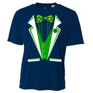 Patty Party Tuxedo Tux St Patrick's Day Cooling Performance Crew T-Shirt