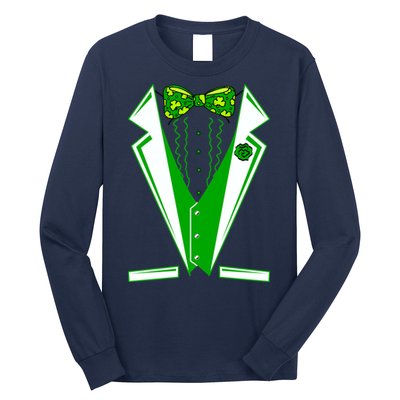 Patty Party Tuxedo Tux St Patrick's Day Long Sleeve Shirt