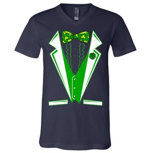 Patty Party Tuxedo Tux St Patrick's Day V-Neck T-Shirt