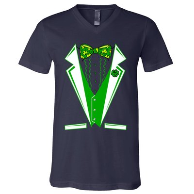 Patty Party Tuxedo Tux St Patrick's Day V-Neck T-Shirt