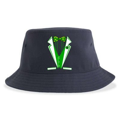 Patty Party Tuxedo Tux St Patrick's Day Sustainable Bucket Hat