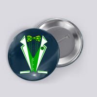 Patty Party Tuxedo Tux St Patrick's Day Button