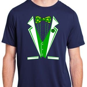 Patty Party Tuxedo Tux St Patrick's Day Adult ChromaSoft Performance T-Shirt