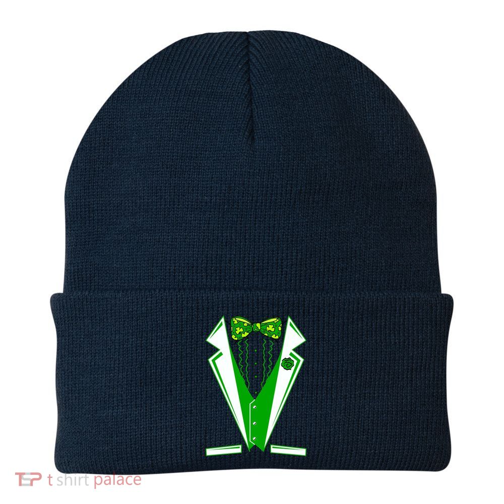Patty Party Tuxedo Tux St Patrick's Day Beanie
