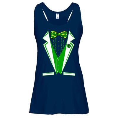Patty Party Tuxedo Tux St Patrick's Day Ladies Essential Flowy Tank