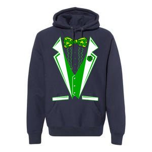 Patty Party Tuxedo Tux St Patrick's Day Premium Hoodie