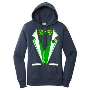 Patty Party Tuxedo Tux St Patrick's Day Women's Pullover Hoodie