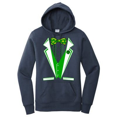 Patty Party Tuxedo Tux St Patrick's Day Women's Pullover Hoodie