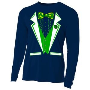 Patty Party Tuxedo Tux St Patrick's Day Cooling Performance Long Sleeve Crew