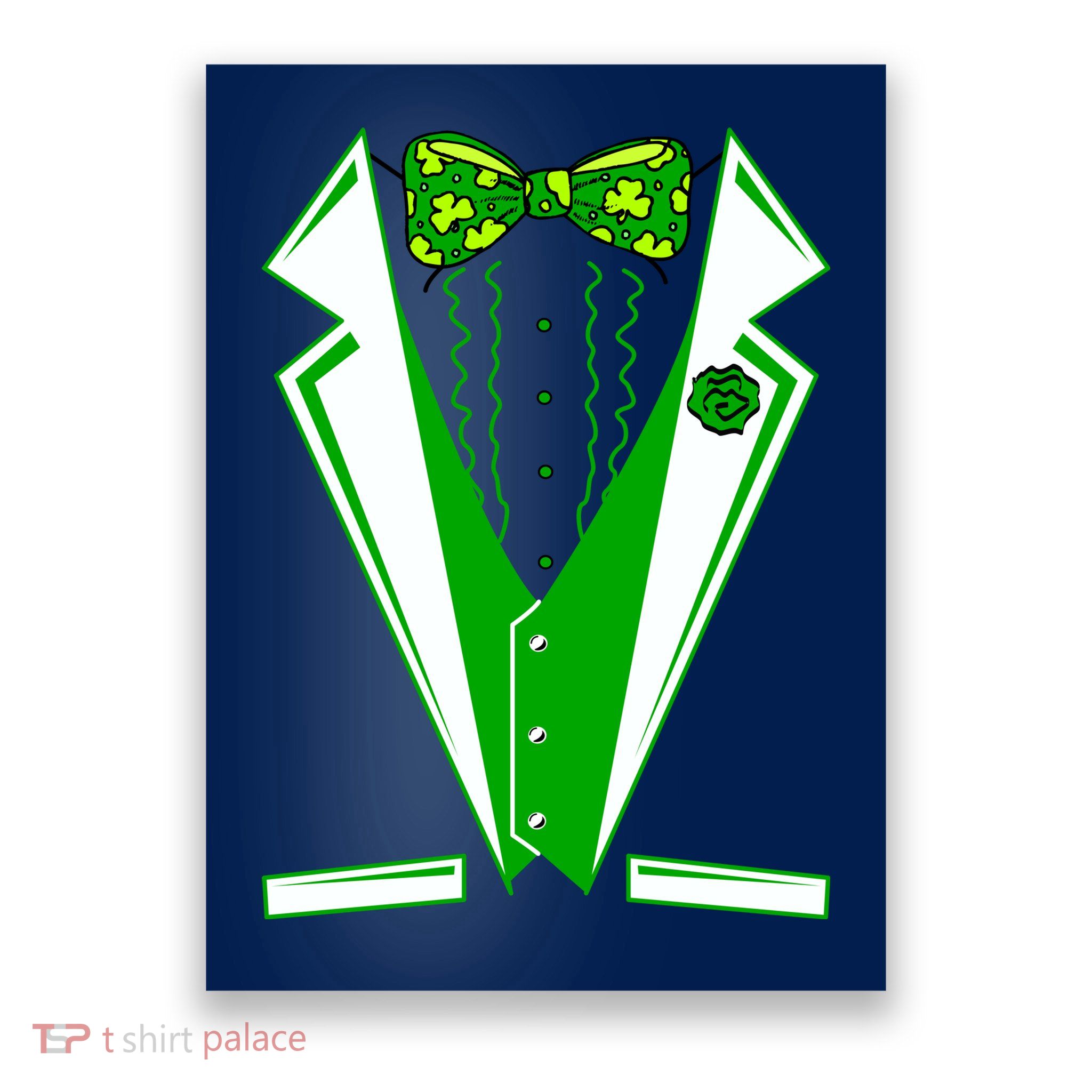 Patty Party Tuxedo Tux St Patrick's Day Poster