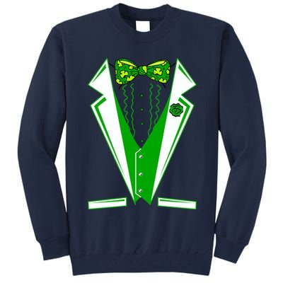 Patty Party Tuxedo Tux St Patrick's Day Tall Sweatshirt