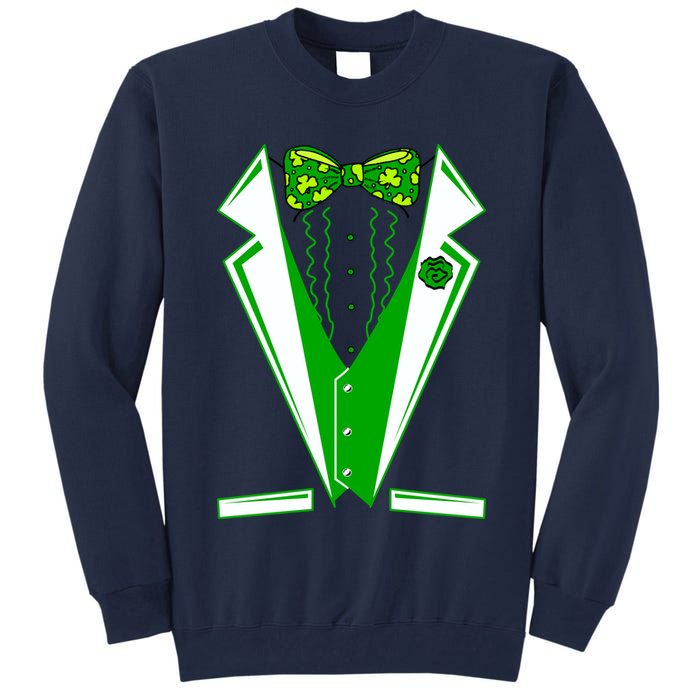 Patty Party Tuxedo Tux St Patrick's Day Tall Sweatshirt