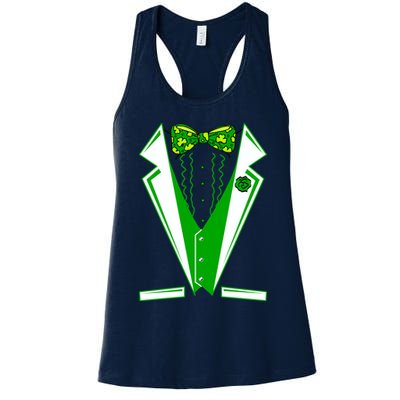 Patty Party Tuxedo Tux St Patrick's Day Womens Tank Top