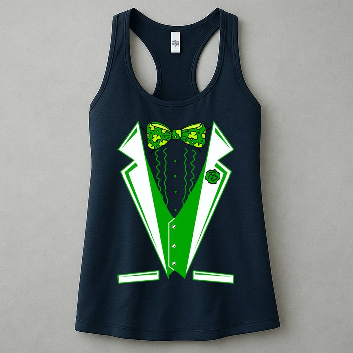 Patty Party Tuxedo Tux St Patrick's Day Womens Tank Top