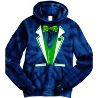 Patty Party Tuxedo Tux St Patrick's Day Tie Dye Hoodie