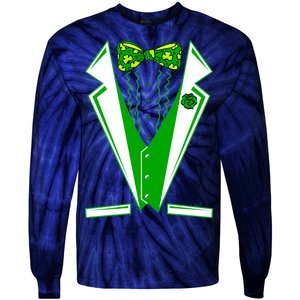 Patty Party Tuxedo Tux St Patrick's Day Tie-Dye Long Sleeve Shirt