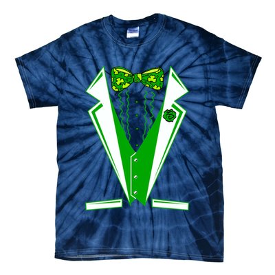 Patty Party Tuxedo Tux St Patrick's Day Tie-Dye T-Shirt