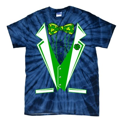 Patty Party Tuxedo Tux St Patrick's Day Tie-Dye T-Shirt