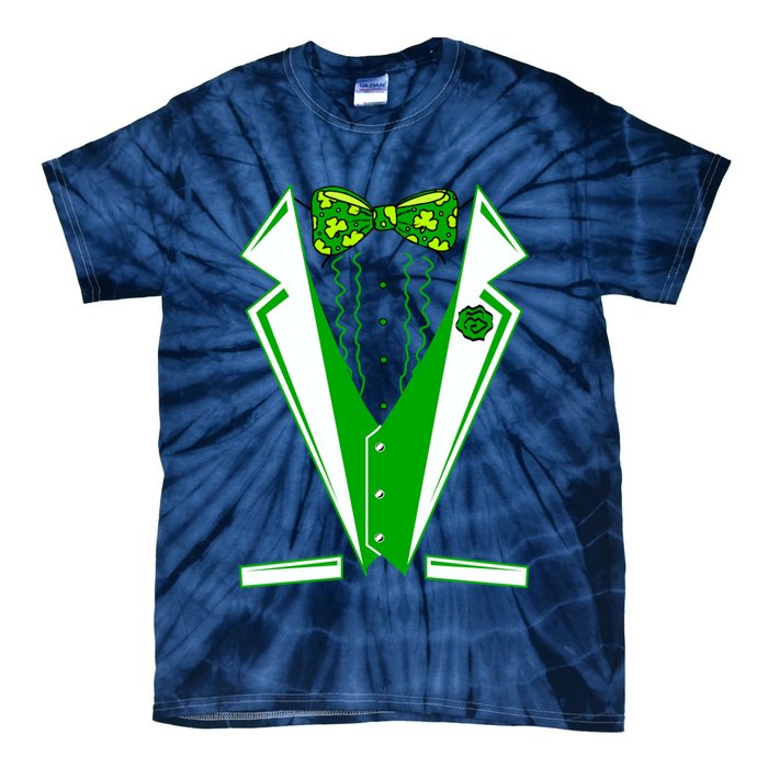 Patty Party Tuxedo Tux St Patrick's Day Tie-Dye T-Shirt