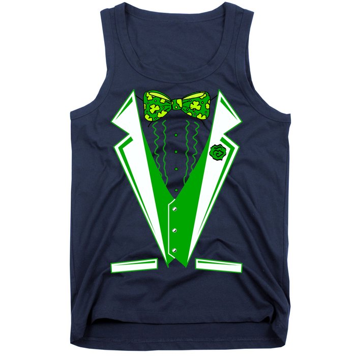 Patty Party Tuxedo Tux St Patrick's Day Tank Top