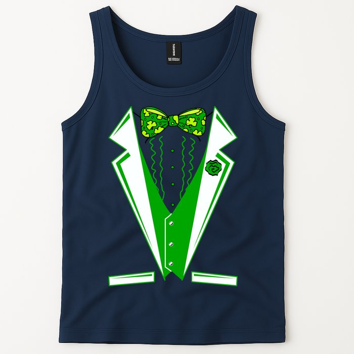 Patty Party Tuxedo Tux St Patrick's Day Tank Top