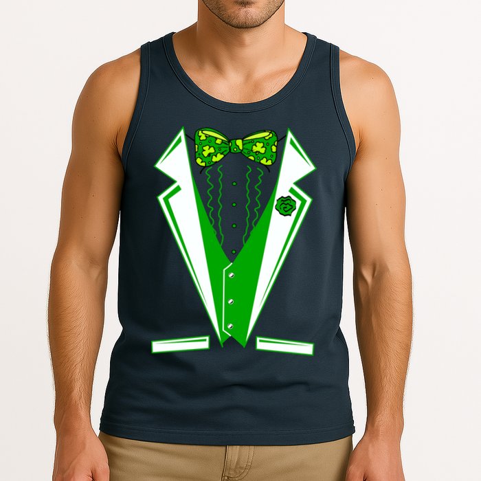 Patty Party Tuxedo Tux St Patrick's Day Tank Top