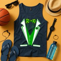 Patty Party Tuxedo Tux St Patrick's Day Tank Top