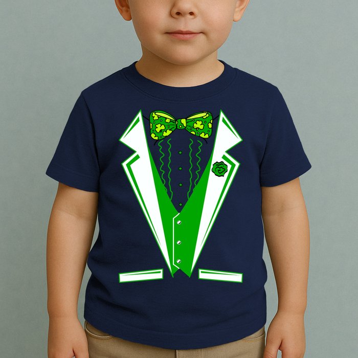 Patty Party Tuxedo Tux St Patrick's Day Toddler T-Shirt