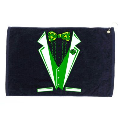 Patty Party Tuxedo Tux St Patrick's Day Grommeted Golf Towel
