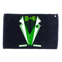 Patty Party Tuxedo Tux St Patrick's Day Grommeted Golf Towel