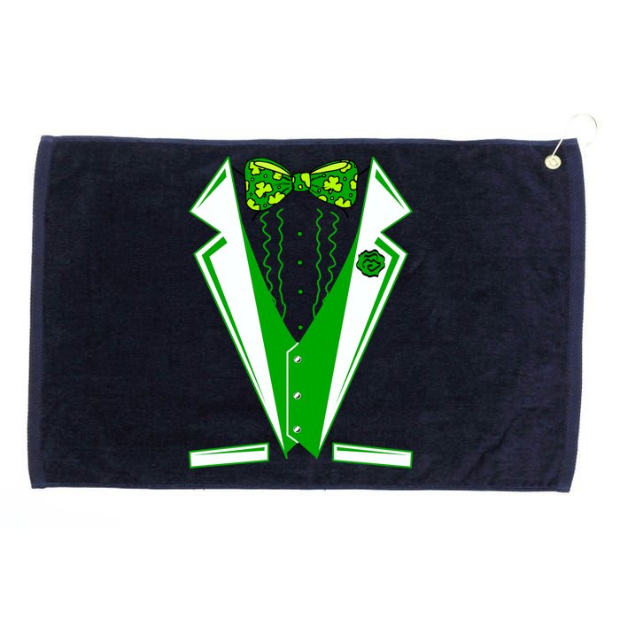 Patty Party Tuxedo Tux St Patrick's Day Grommeted Golf Towel