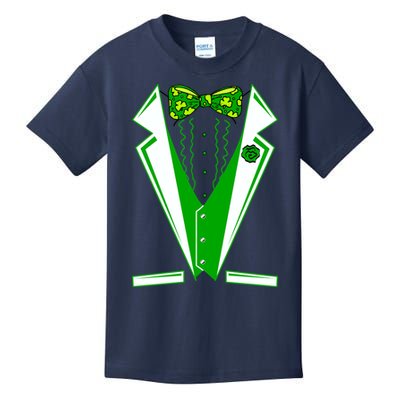 Patty Party Tuxedo Tux St Patrick's Day Kids T-Shirt