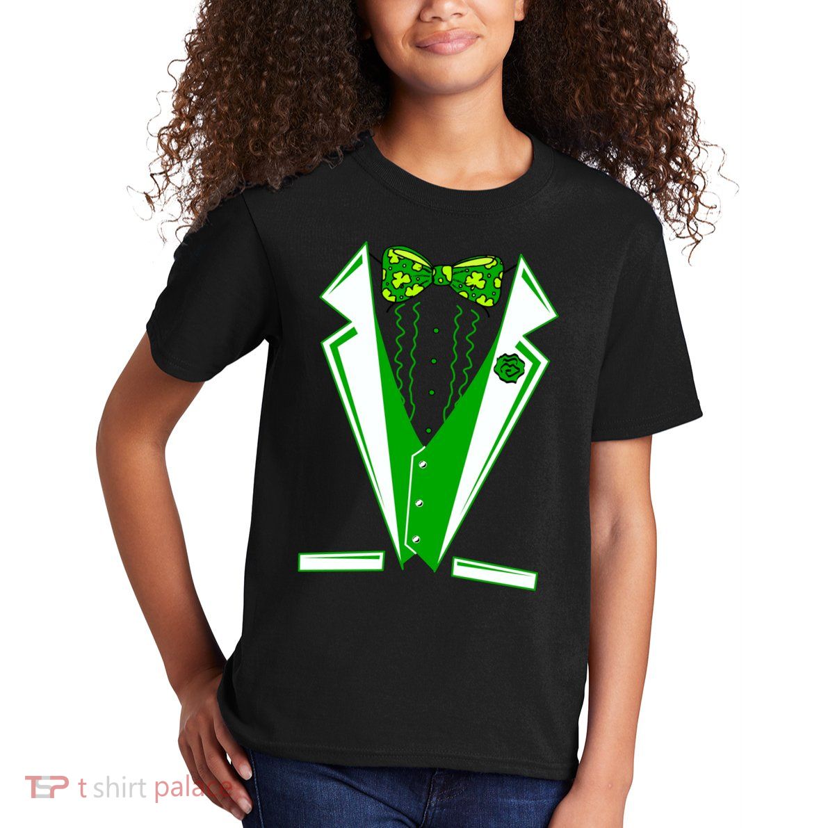 Patty Party Tuxedo Tux St Patrick's Day Kids T-Shirt