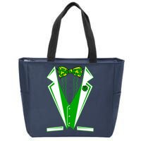 Patty Party Tuxedo Tux St Patrick's Day Zip Tote Bag