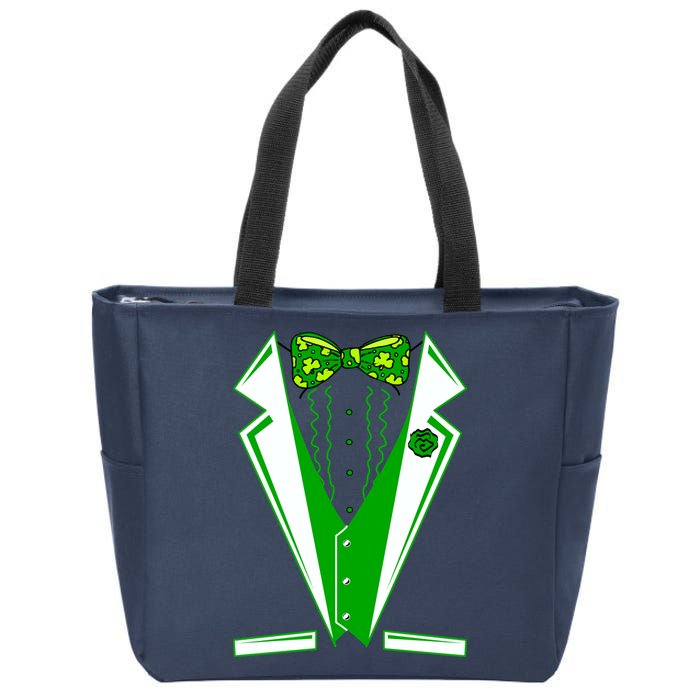 Patty Party Tuxedo Tux St Patrick's Day Zip Tote Bag