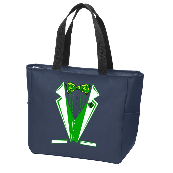 Patty Party Tuxedo Tux St Patrick's Day Zip Tote Bag