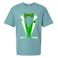Patty Party Tuxedo Tux St Patrick's Day Sueded Cloud Jersey T-Shirt