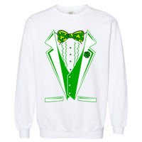 Patty Party Tuxedo Tux St Patrick's Day Garment-Dyed Sweatshirt