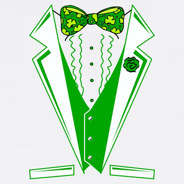 Patty Party Tuxedo Tux St Patrick's Day Garment-Dyed Sweatshirt
