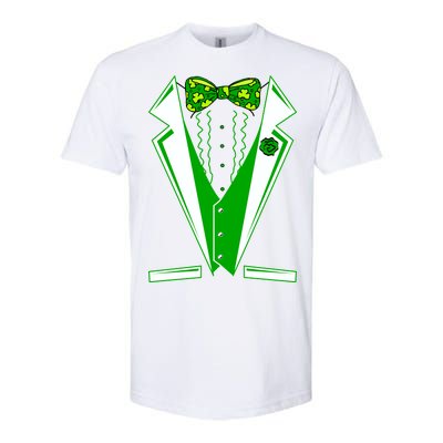 Patty Party Tuxedo Tux St Patrick's Day Softstyle® CVC T-Shirt